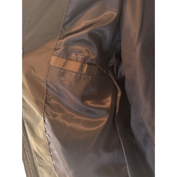 Calvin Klein L Men's Quilted Baseball Jacket Rib-Knit Trim Quilted Bomber Jacket - Picture 10 of 10